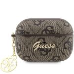 Guess GUAP2G4GSMW AirPods Pro / Pro 2 (2022/2023) cover brązowy/brown 4G Charm Collection