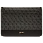 Guess Sleeve GUCS14PS4SGK 14" czarny/black 4G Stripe Metal Logo