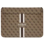 Guess Sleeve GUCS14P4RPSW 14" brązowy/brown 4G Printed Stripes