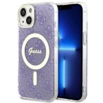 Guess GUHMP14MH4STU iPhone 14 Plus/ 15 Plus 6.7" purpurowy/purple hardcase 4G MagSafe