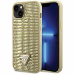 Guess GUHCP14MHDGTPD iPhone 14 Plus / 15 Plus 6.7" złoty/gold hardcase Rhinestone Triangle