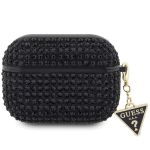 Guess GUAP2HDGTPK AirPods Pro 2 (2022/2023) cover czarny/black Rhinestone Triangle Charm