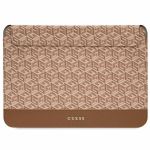Guess Sleeve GUCS14HGCFSEW 14"brązowy/brown GCube Stripes