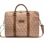 Guess Torba GUCB15HGCFSEW 16"brązowy/brown GCube Stripes
