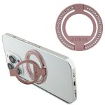 Guess MagSafe Ring stand GUMRSALDGPróżowy/pink Rhinestone