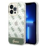 Guess GUHCP14LHG4MHA iPhone 14 Pro6,1" khaki hardcase 4G Pattern Script