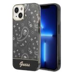 Guess GUHCP14SHGBNHK iPhone 14 / 15 / 13 6.1" czarny/black hardcase Bandana Paisley