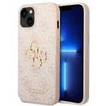 Guess GUHCP14M4GMGPI iPhone 14 Plus/ 15 Plus 6.7" różowy/pink hardcase 4G Big Metal Logo