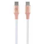 Guess GUCCLALRGDP kabel USB-C - USB-C1.5m Fast Charging różowy/pink Ebossed Logo