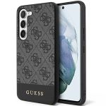 Guess GUHCS24MG4GLGR S24+ S926czarny/black hardcase 4G Stripe Collection