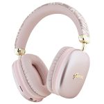 Guess słuchawki nauszne BluetoothGUBHK1GCTCSP różowy/pink Gcube Metallic Script Logo