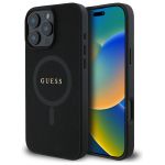 Guess GUHMP16XPSAHMCK iPhone 16 Pro Max 6.9" czarny/black hardcase Saffiano Classic Logo MagSafe