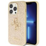 Guess GUHCP14XHG4SGD iPhone 14 Pro Max 6.7" złoty/gold hardcase Glitter Script Big 4G