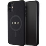 Guess GUHMN61PSAHMCK iPhone 11 / Xr 6.1" czarny/black hardcase Saffiano MagSafe
