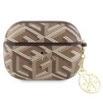 Guess GUAPPGCE4CW AirPods Pro coverbrązowy/brown GCube Charm