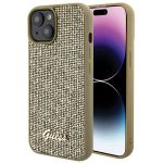 Guess GUHCP15SPMSDGSD iPhone 15 / 14 / 13 6.1" złoty/gold hardcase Disco Metal Script