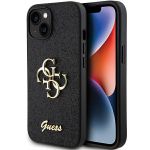 Guess GUHCP15MHG4SGK iPhone 15 Plus / 14 Plus 6.7" czarny/black hardcase Glitter Script Big 4G