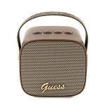 Guess głośnik Bluetooth GUWSB2P4SMWSpeaker mini brązowy/bown 4G Leather Script Logo with Strap