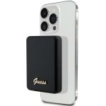 Guess Powerbank indukcyjny 5WGUPBM3ALGSGK 3000mAh czarny/black MagSafe Metal Script Logo