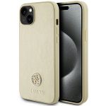 Guess GUHCP15MPS4DGPD iPhone 15 Plus / 14 Plus 6.7" złoty/gold hardcase Strass Metal Logo