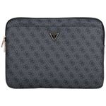 Torba Guess Sleeve 14" 4G Zipper Pocket Triangle Logo czarny