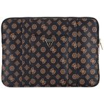 Torba Guess Sleeve 14" Peony Pocket Triangle czarny