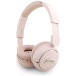 Słuchawki nauszne Guess Bluetooth 5.3 Metal Logo Script różowy