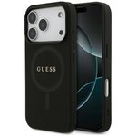 Etui Guess Saffiano Classic Logo MagSafedo iPhone 17 Pro / 18 Pro czarny