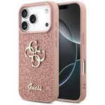 Etui Guess Fixed Glitter Big 4G do iPhone 17 Pro / 18 Pro różowy