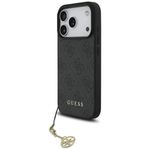 Etui Guess 4G Charms Collection MagSafe do iPhone 17 Pro / 18 Pro czarny