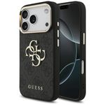 Etui Guess 4G Big 4G Classic Logo do iPhone 17 Pro / 18 Pro czarny złoty