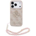 Etui Guess 4G Strap 4G Classic Logo do iPhone 17 Pro / 18 Pro różowy