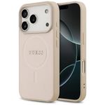 Etui Guess Saffiano Classic Logo MagSafe do iPhone 17 Pro / 18 Pro różowy