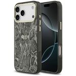 Etui Guess Python Pattern MagSafe do iPhone 17 Pro Max / 18 Pro Max czarny