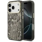 Etui Guess Python Pattern MagSafe do iPhone 17 Pro / 18 Pro brązowy