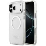 Etui Guess Metal Outline MagSafe doiPhone 17 Pro Max / 18 Pro Max srebrny