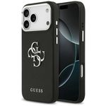 Etui Guess Grained Big 4G Classic Logo do iPhone 17 Pro Max / 18 Pro Max czarny