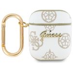 Guess GUA2PG4GPH AirPods 1/2 cover biały/white 4G Hook