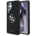 Etui Guess Silicone Big 4G Logo Bottom Script Samsung Galaxy S25 Ultra czarny