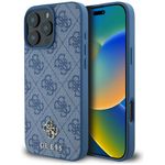 Etui Guess HC PU 4G Small 4G and Classic do iPhone 16 Pro Max MagSafe niebieski
