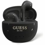Słuchawki TWS Guess Glossy Effect Egg Shape Printed Classic Logo czarny