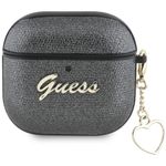 Etui Guess Metallic Script Charm do AirPods 4 / 5 czarny