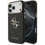 Etui Guess 4G Big 4G Classic Logo do iPhone 18 Pro Max / 17 Pro Max czarny złoty