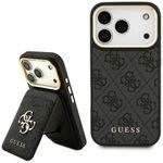 Etui Guess 4G z portfelem Magsafe do iPhone 17 Pro / 18 Pro czarny