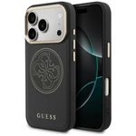 Etui Guess Perforated 4G MagSafe do iPhone 17 Pro Max / 18 Pro Max czarny