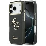 Etui Guess IML 4G Script Metal do iPhone 17 Pro / 18 Pro czarny