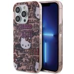 Hello Kitty HKHCP15XHDGPTP iPhone 15 Pro Max 6.7" różowy/pink hardcase IML Tags Graffiti