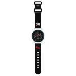 Hello Kitty Pasek Uniwersalny HKUWLSCHBLK Silicone Kitty Head czarny/black 22mm