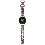 Hello Kitty Pasek Uniwersalny HKUWMSDGPTP Silicone Tags Graffiti różowy/pink strap 20mm