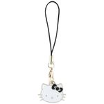 Hello Kitty zawieszka HKCPMKHK Phone Strap czarny/black Charm Kitty Head